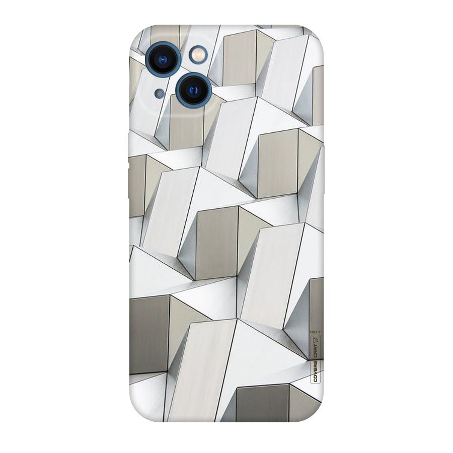 White Abstract Art Original Polycarbonate Back Case for iPhone 13