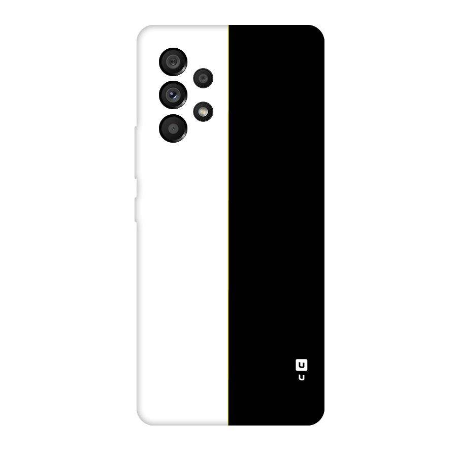 White Black Super Minimalistic Original Polycarbonate Back Case for Galaxy A53 5G