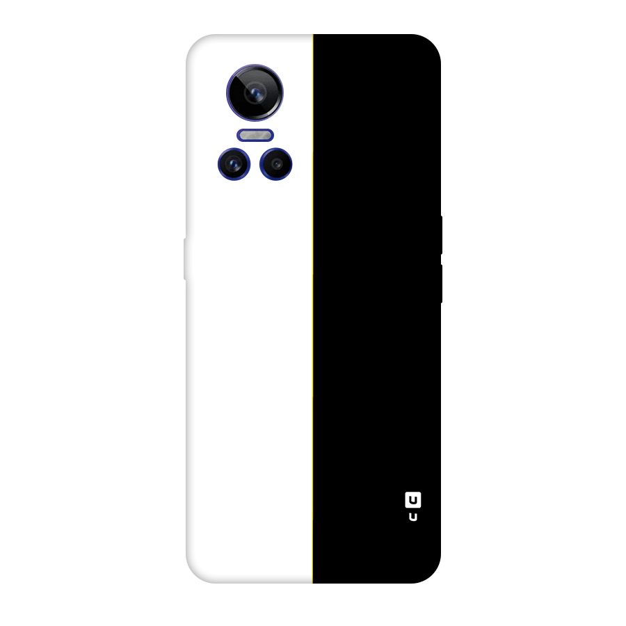 White Black Super Minimalistic Original Polycarbonate Back Case for Realme GT Neo 3