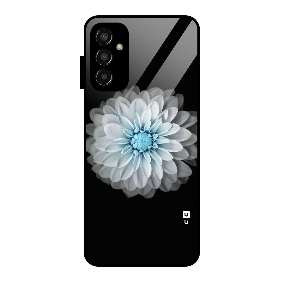 White Bloom Glass Back Case for Galaxy F13
