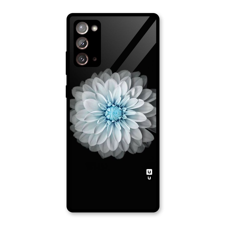 White Bloom Glass Back Case for Galaxy Note 20