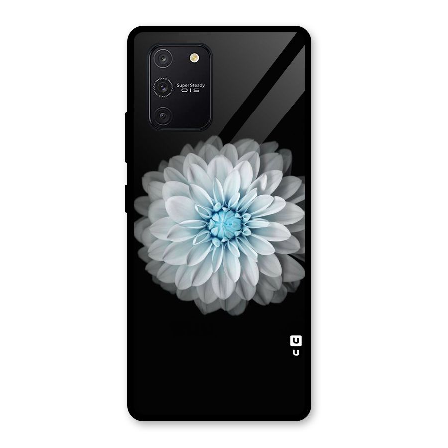 White Bloom Glass Back Case for Galaxy S10 Lite
