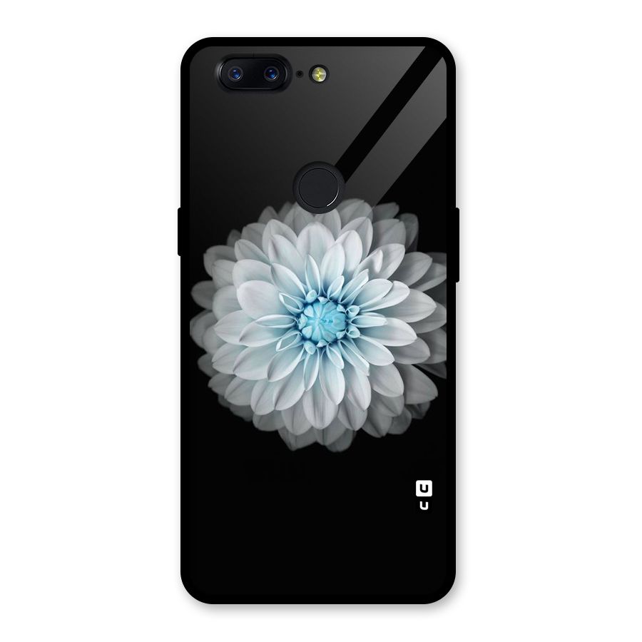 White Bloom Glass Back Case for OnePlus 5T