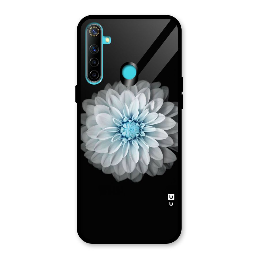 White Bloom Glass Back Case for Realme Narzo 10