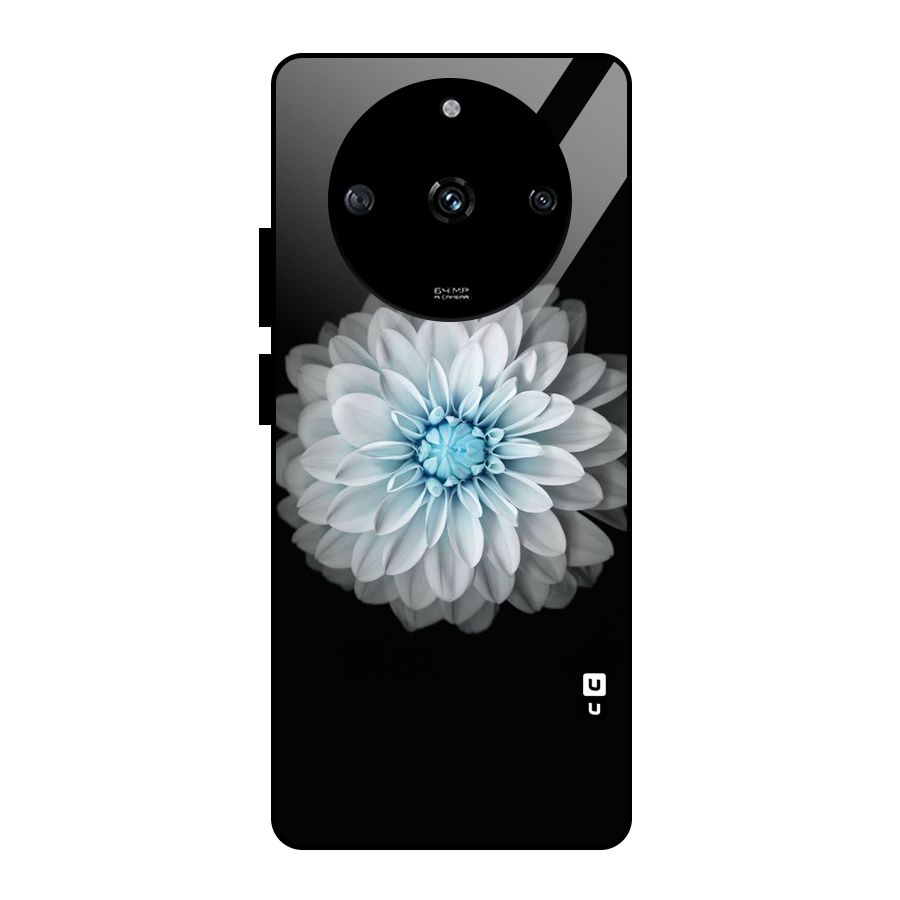 White Bloom Glass Back Case for Realme Narzo 60 5G