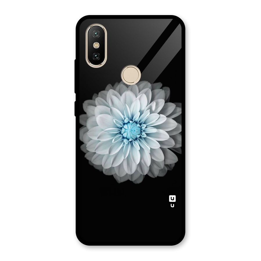 White Bloom Glass Back Case for Redmi A2