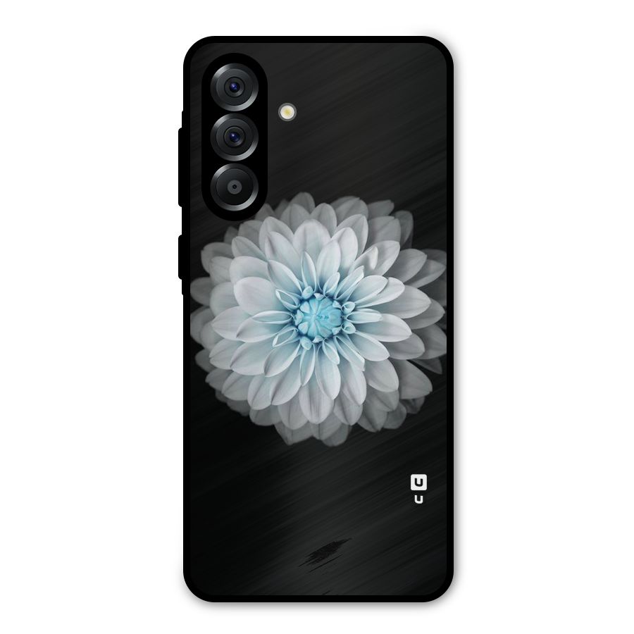 White Bloom Metal Back Case for Galaxy A56