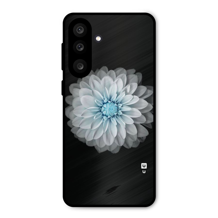 White Bloom Metal Back Case for Galaxy M56