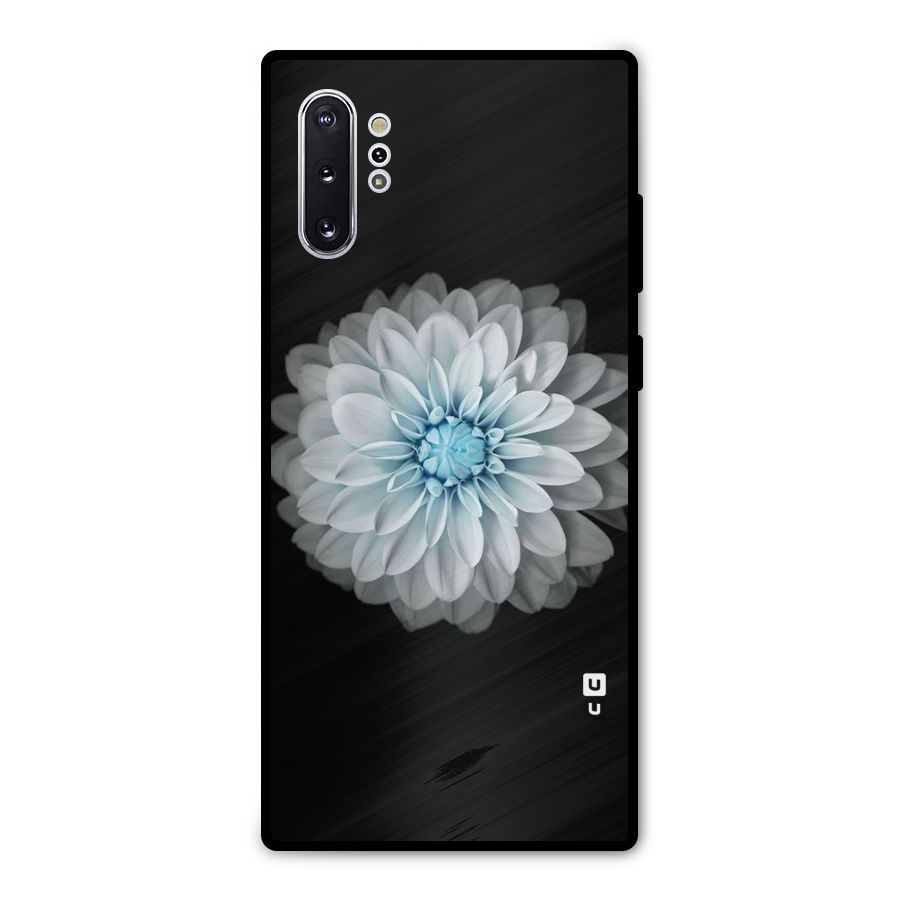 White Bloom Metal Back Case for Galaxy Note 10 Plus
