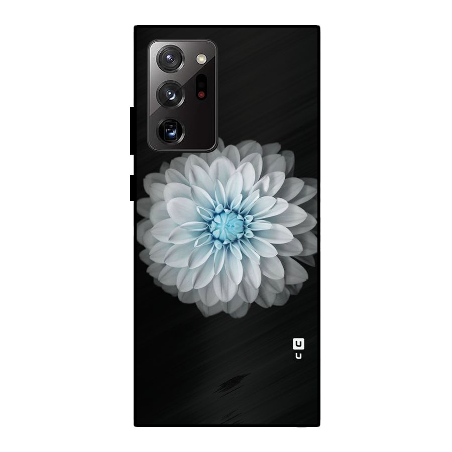 White Bloom Metal Back Case for Galaxy Note 20 Ultra