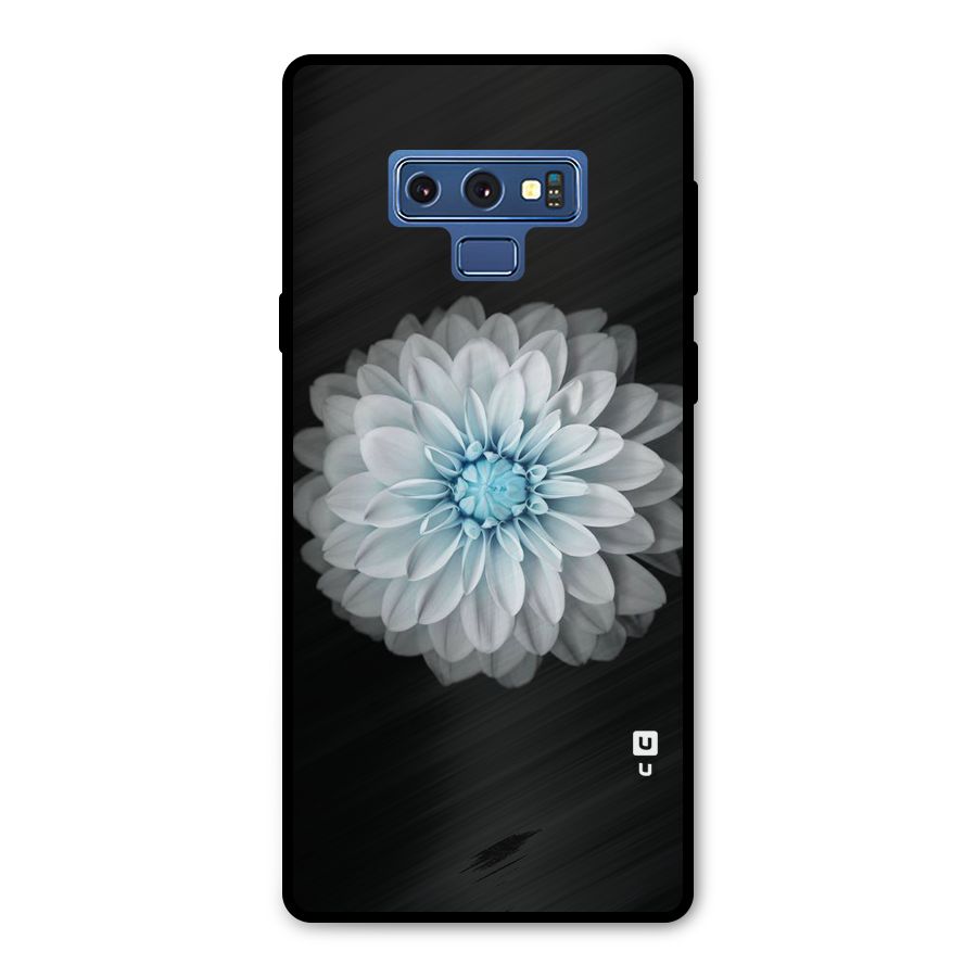 White Bloom Metal Back Case for Galaxy Note 9