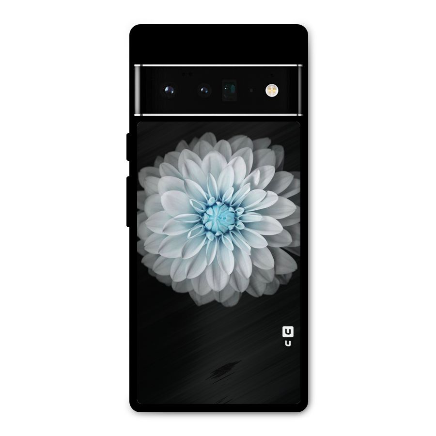 White Bloom Metal Back Case for Google Pixel 6 Pro