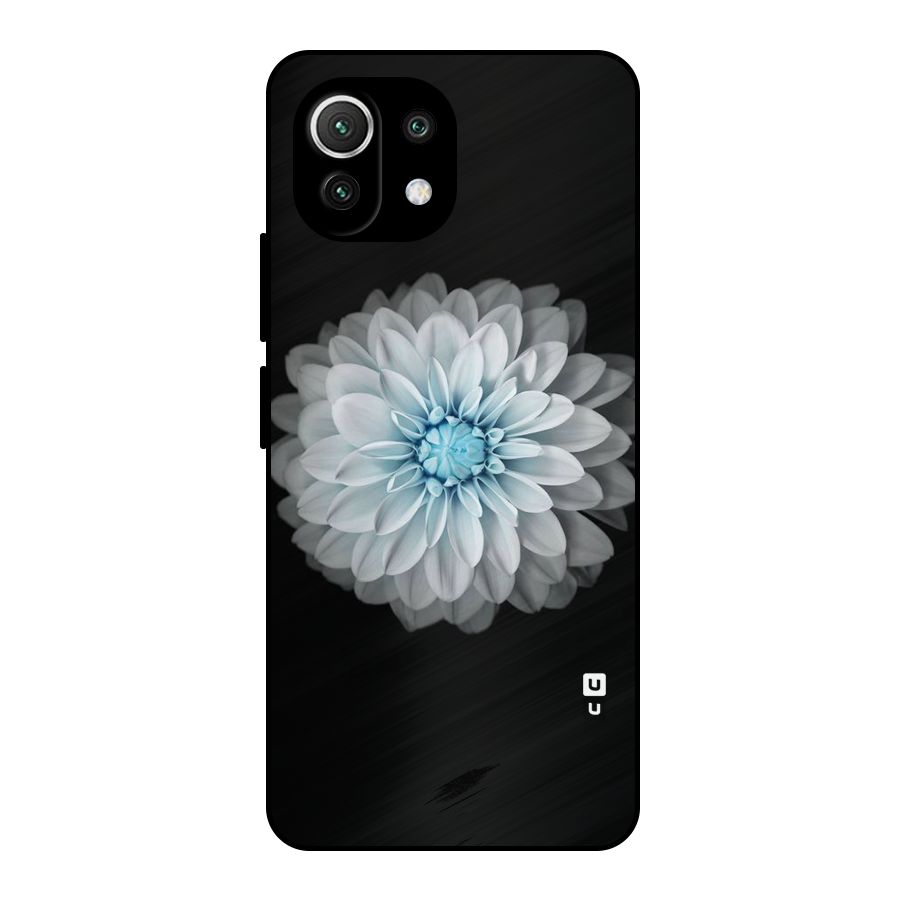 White Bloom Metal Back Case for Mi 11 Lite NE 5G