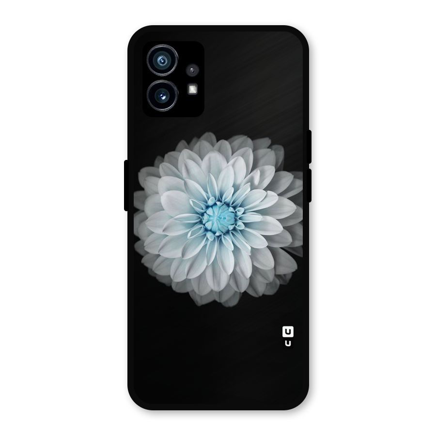 White Bloom Metal Back Case for Nothing Phone 1