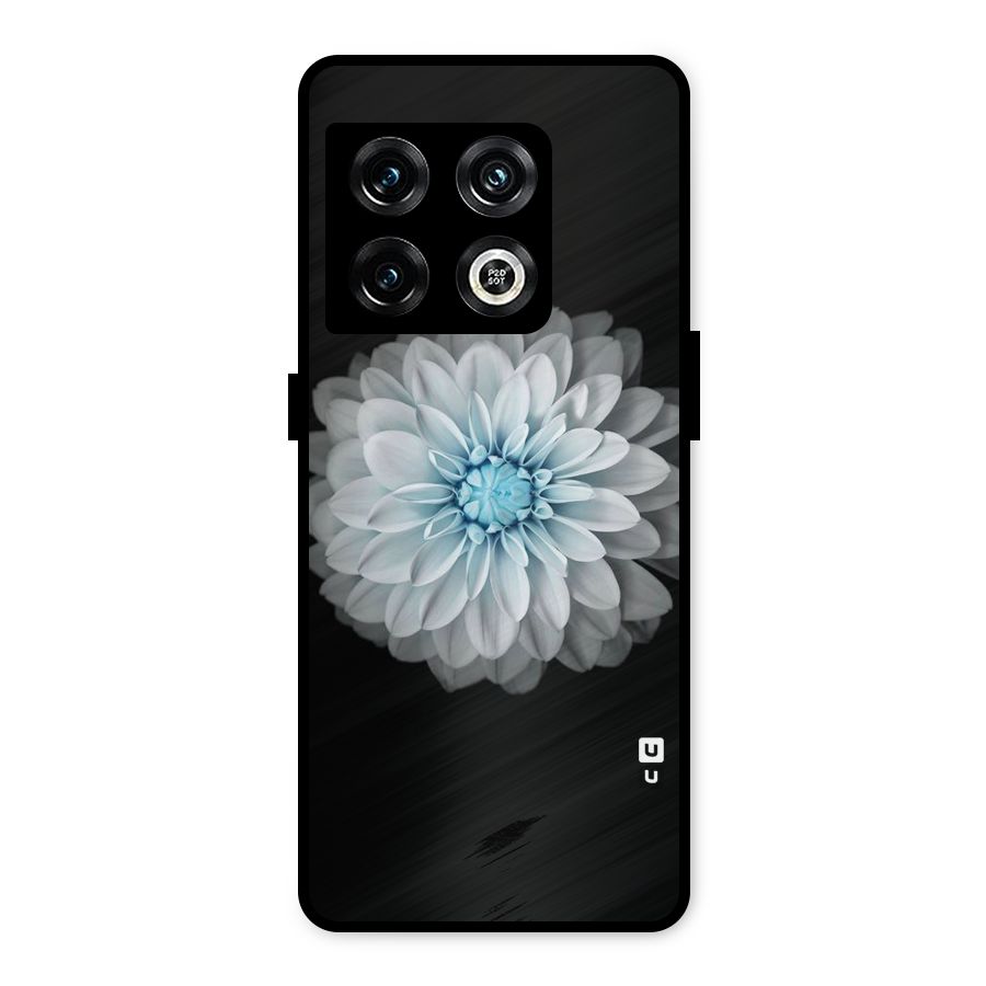 White Bloom Metal Back Case for OnePlus 10 Pro 5G