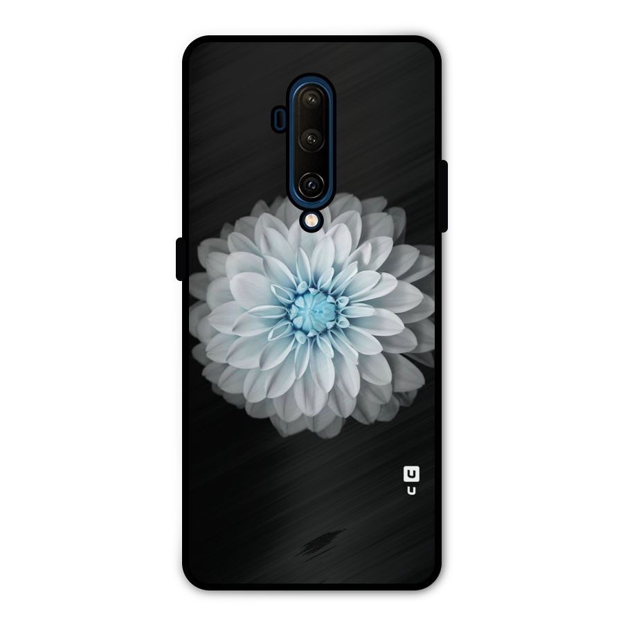White Bloom Metal Back Case for OnePlus 7T Pro