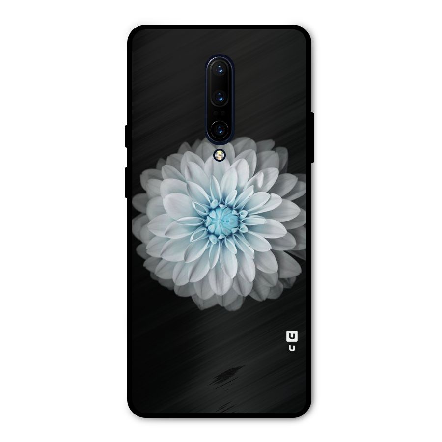 White Bloom Metal Back Case for OnePlus 7 Pro