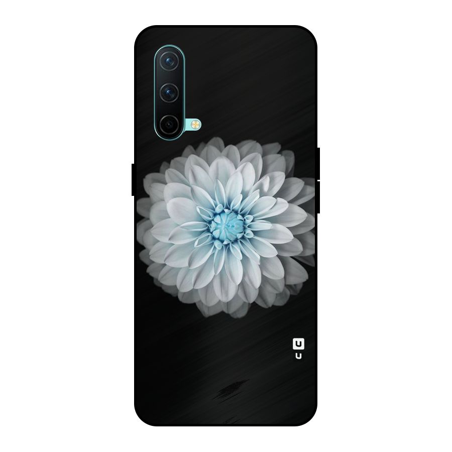 White Bloom Metal Back Case for OnePlus Nord CE 5G