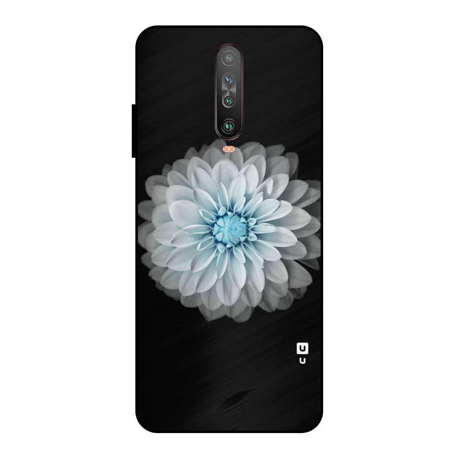 White Bloom Metal Back Case for Poco X2