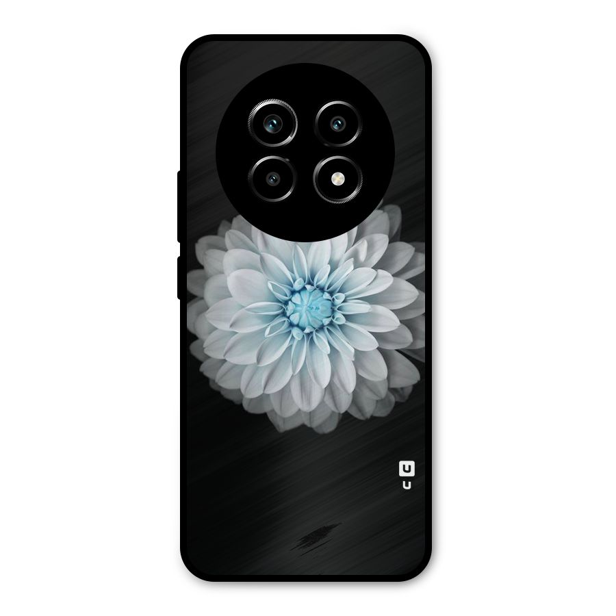 White Bloom Metal Back Case for Realme 13 Pro