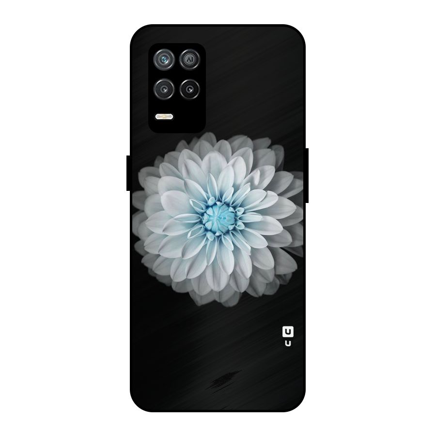 White Bloom Metal Back Case for Realme 8s 5G