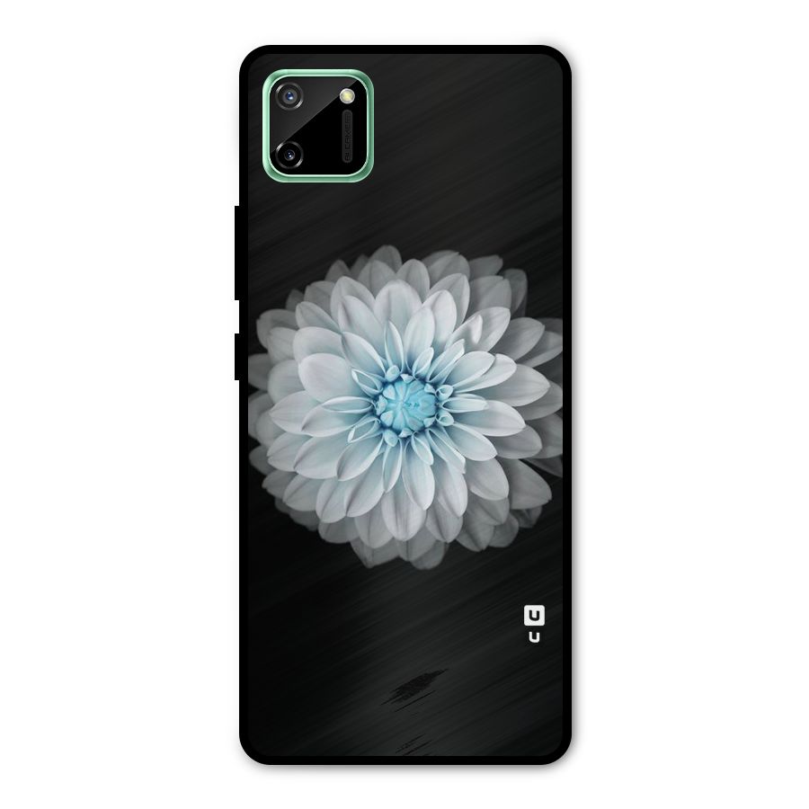 White Bloom Metal Back Case for Realme C11