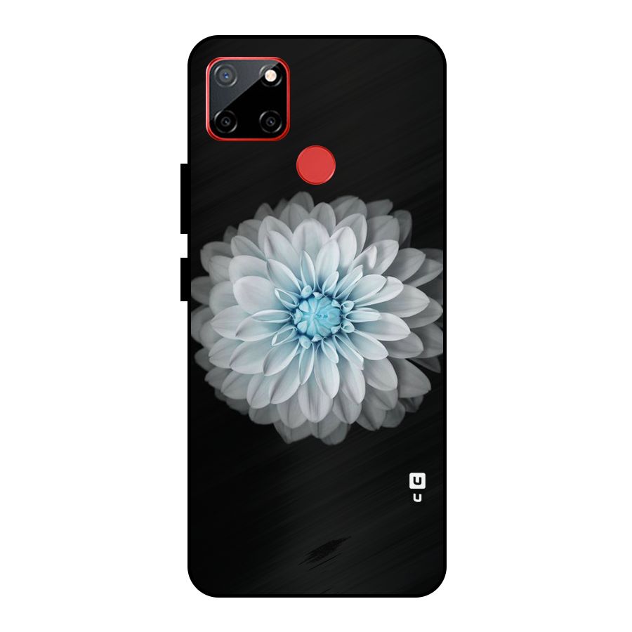 White Bloom Metal Back Case for Realme C12