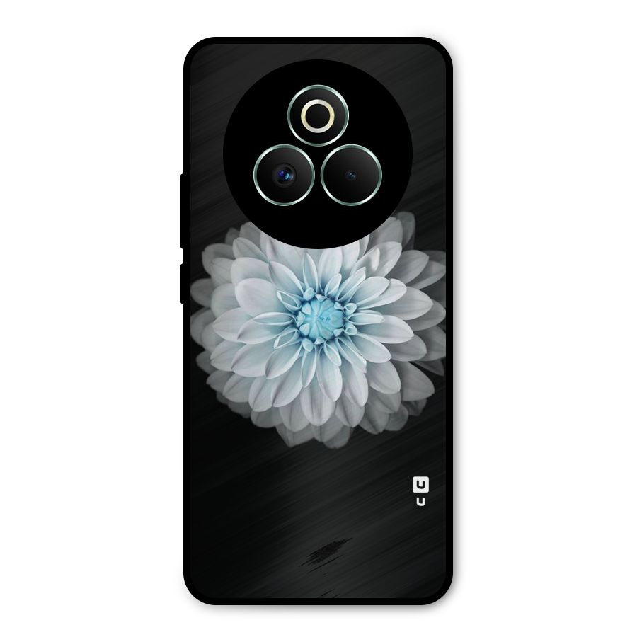 White Bloom Metal Back Case for Realme P3 Pro