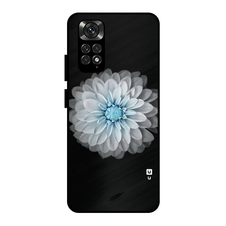 White Bloom Metal Back Case for Redmi Note 11 Pro