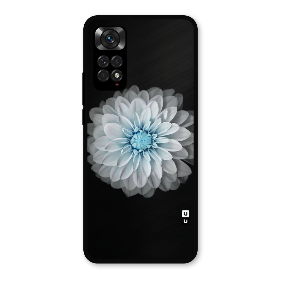 White Bloom Metal Back Case for Redmi Note 11s
