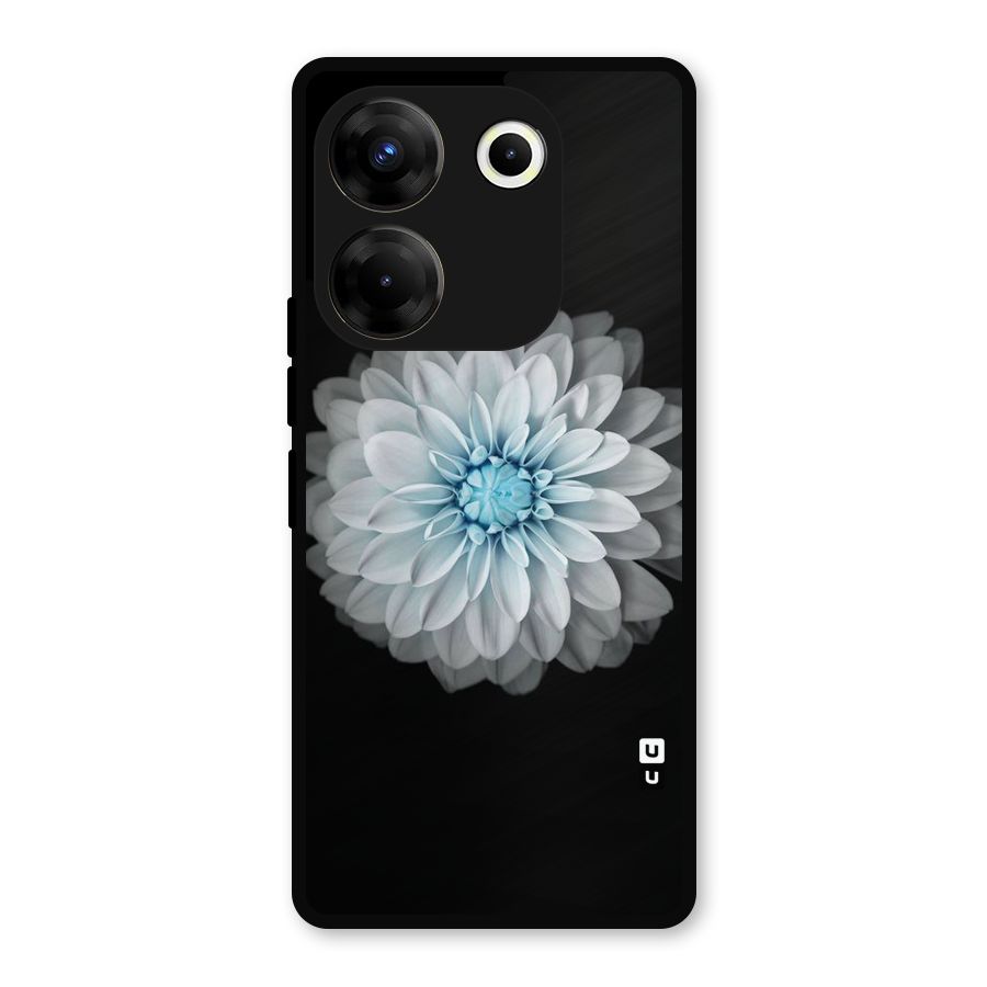 White Bloom Metal Back Case for Tecno Camon 20