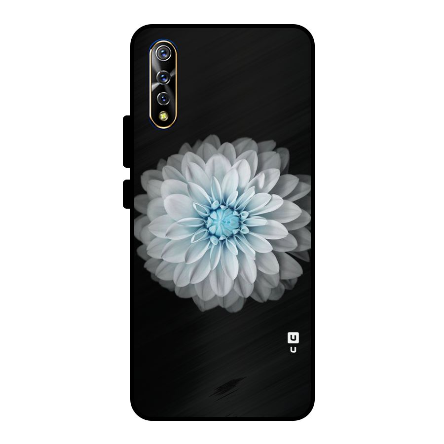 White Bloom Metal Back Case for Vivo S1