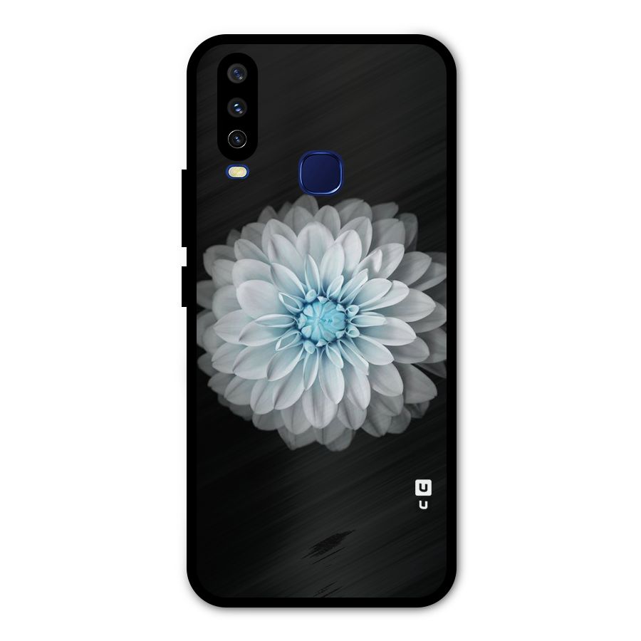 White Bloom Metal Back Case for Vivo V17