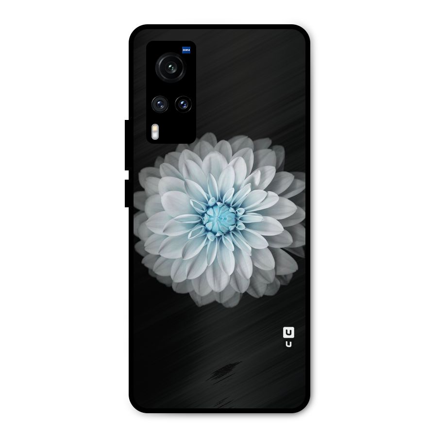 White Bloom Metal Back Case for Vivo X60