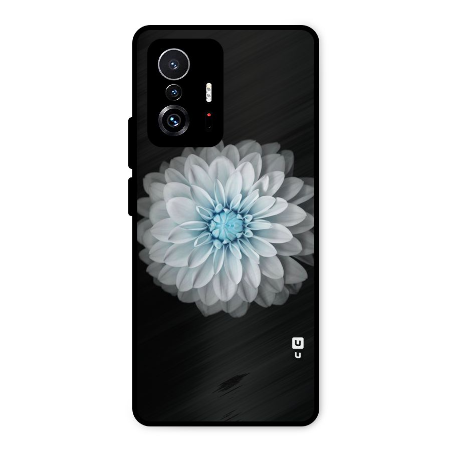 White Bloom Metal Back Case for Xiaomi 11T Pro