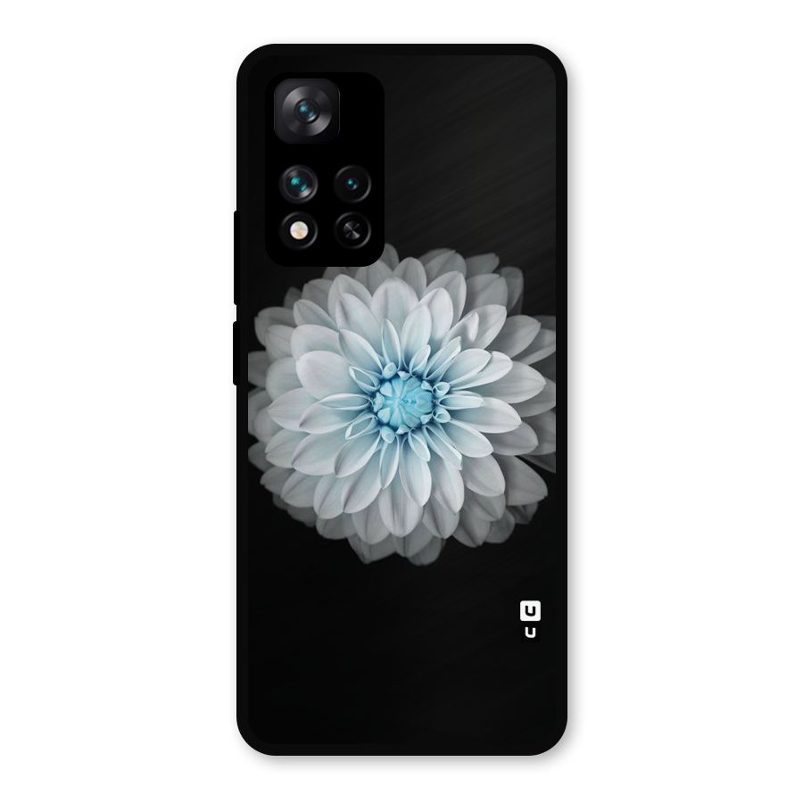 White Bloom Metal Back Case for Xiaomi 11i Hypercharge 5G