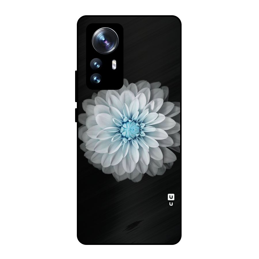 White Bloom Metal Back Case for Xiaomi 12 Pro