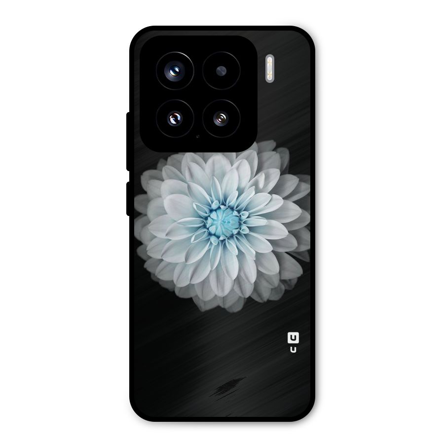 White Bloom Metal Back Case for Xiaomi 15