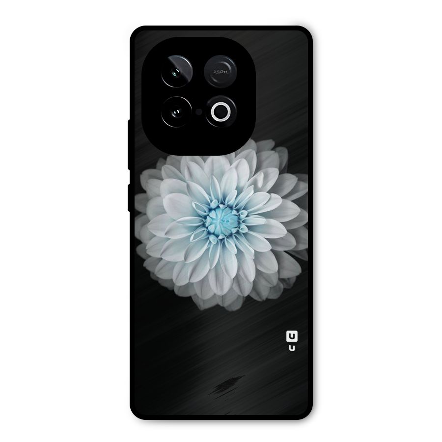 White Bloom Metal Back Case for iQOO Neo 10