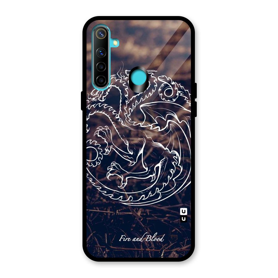 White Circle Glass Back Case for Realme Narzo 10