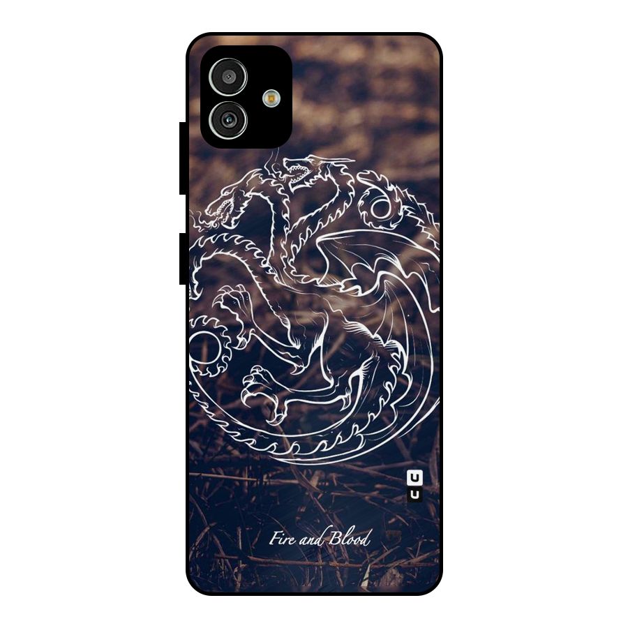 White Circle Metal Back Case for Galaxy M13 5G