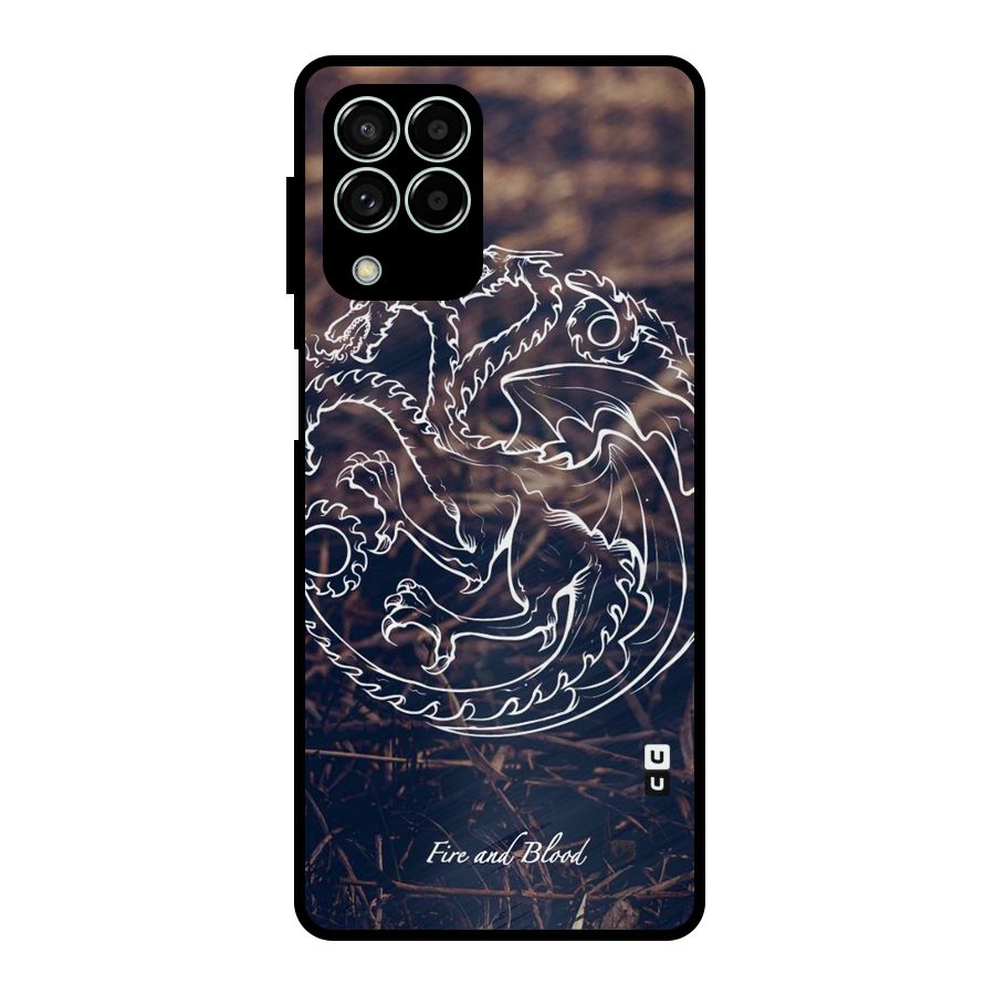 White Circle Metal Back Case for Galaxy M33