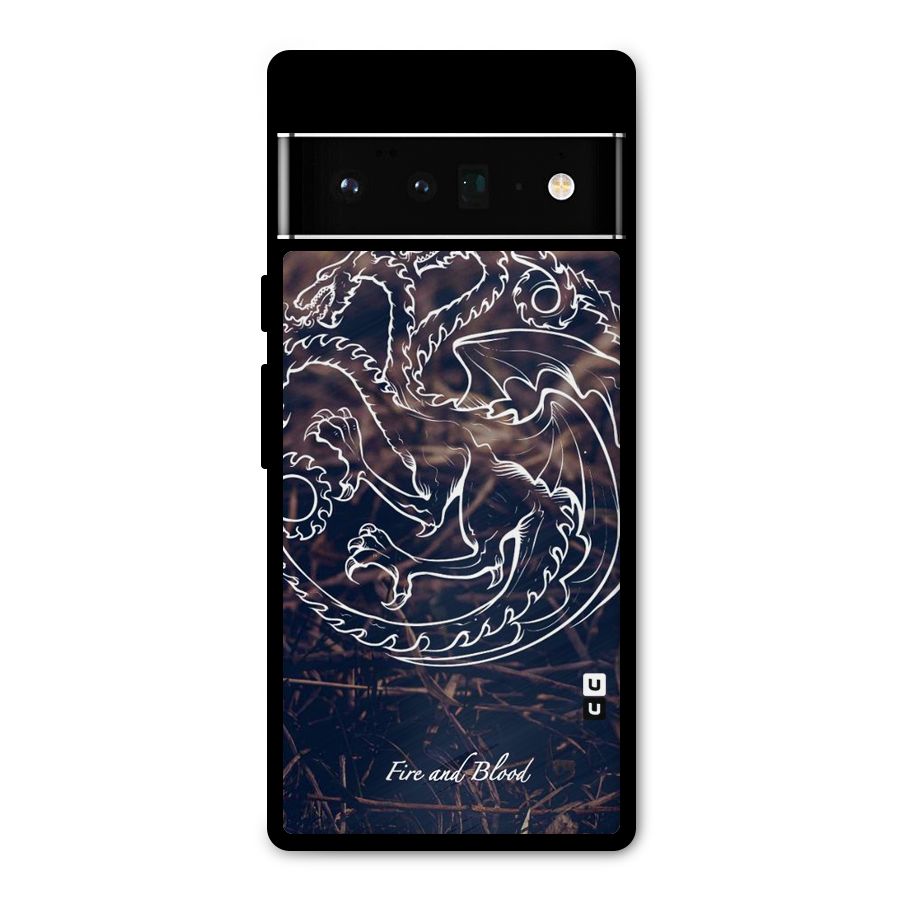 White Circle Metal Back Case for Google Pixel 6 Pro