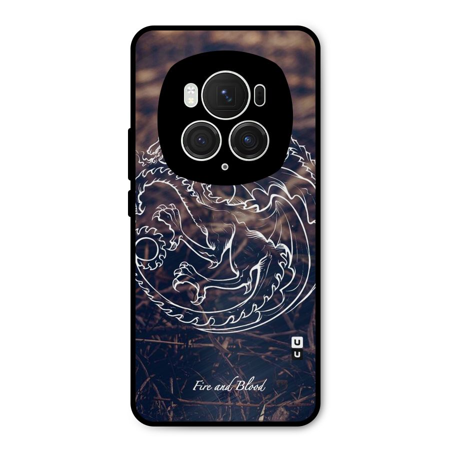White Circle Metal Back Case for Honor Magic6 Pro