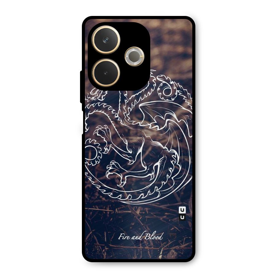 White Circle Metal Back Case for Oppo A5 Pro