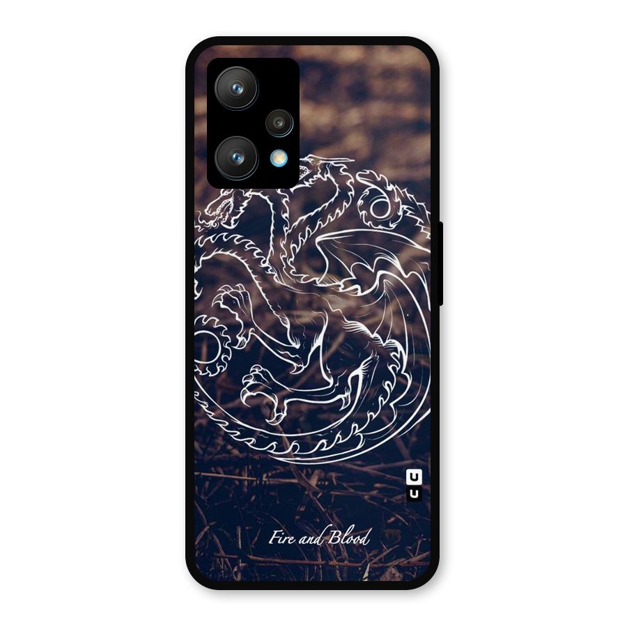 White Circle Metal Back Case for Realme 9 Pro Plus 5G