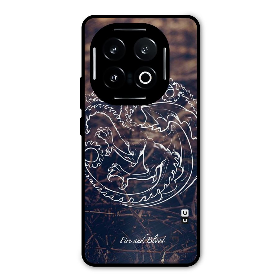 White Circle Metal Back Case for iQOO 13
