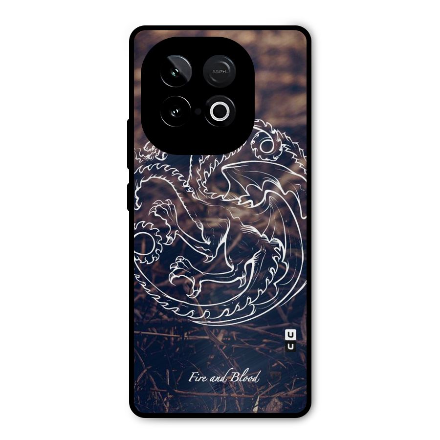 White Circle Metal Back Case for iQOO Neo 10