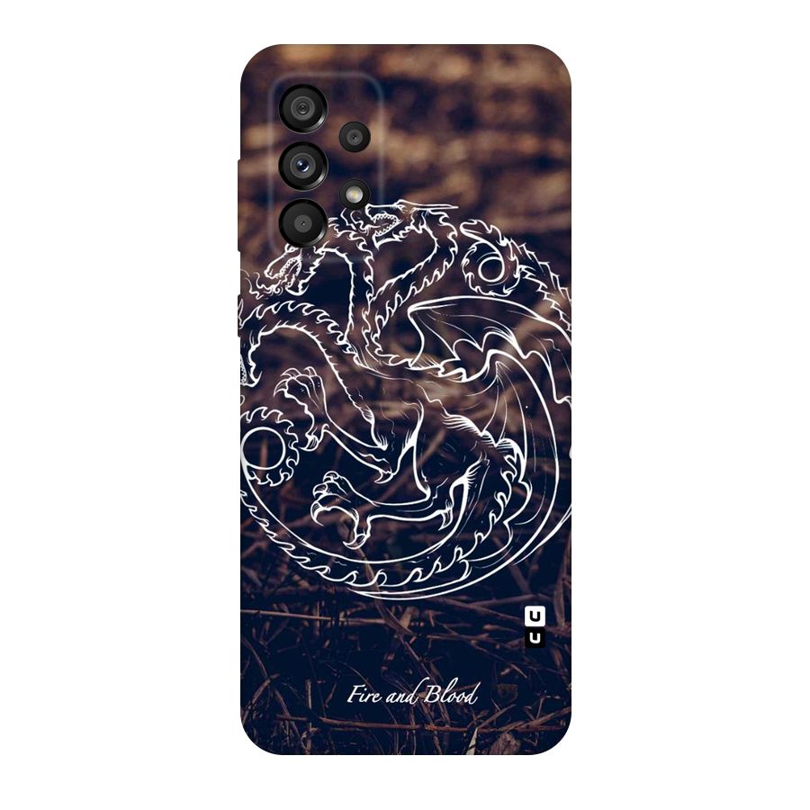 White Circle Original Polycarbonate Back Case for Galaxy A73 5G