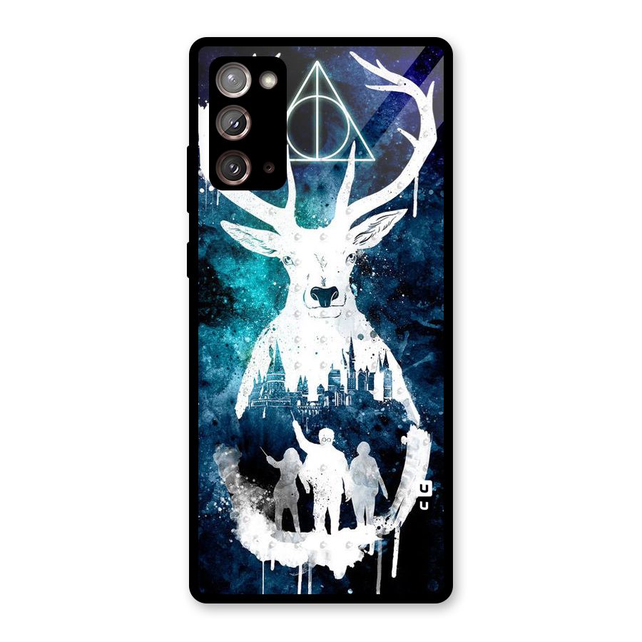 White Deer Glass Back Case for Galaxy Note 20